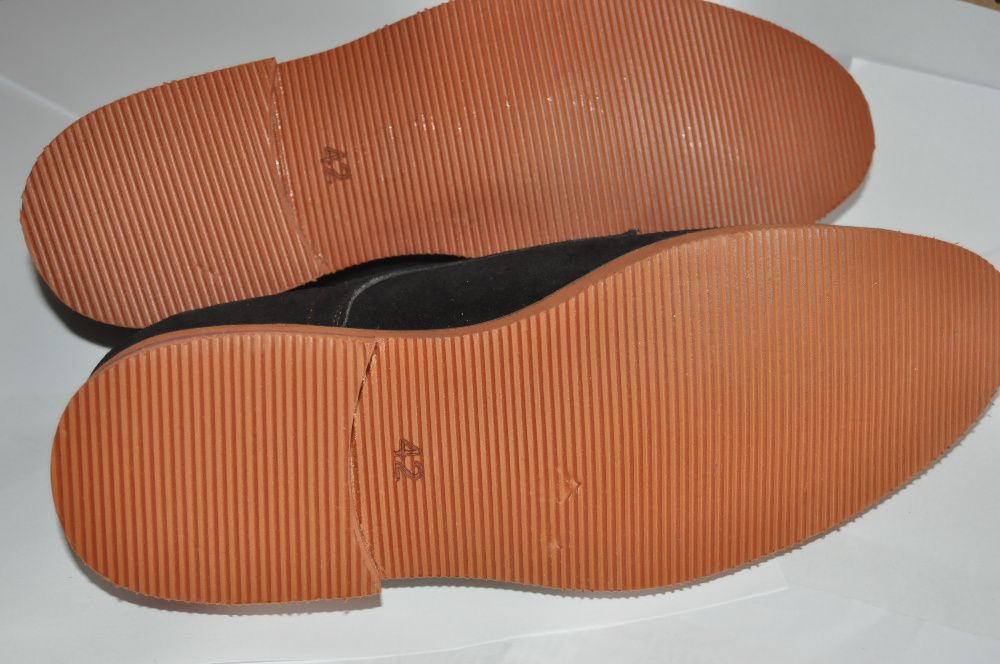 Buty Fast Step zamszowe czarne 42