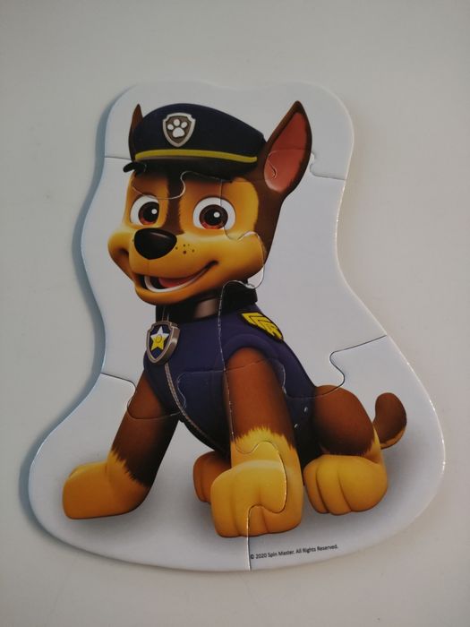 Puzzle 2+ Trefl Psi patrol 4 układanki + zwierzątka 3-6 elementów