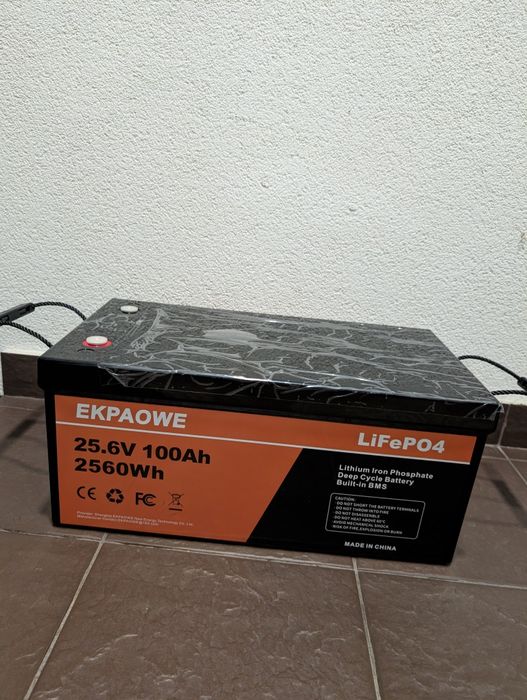 Акамулятор Ekpaowe lifepo4 24v 100a