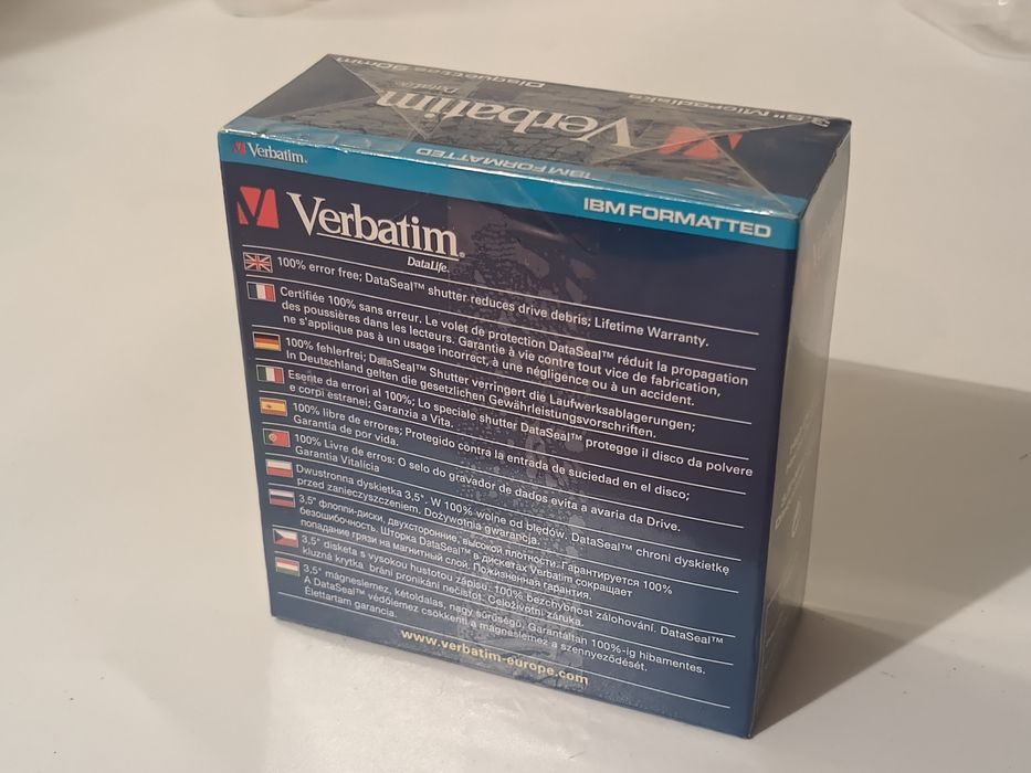 Dyskietki 3.5" Verbatim \ Nowe opakowanie \ Retro PC