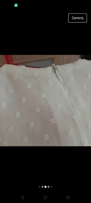 Biała sukienka Shein