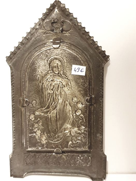 Imagem Arte Nova - Nossa Senhora da Conceição - com símbolo maçónico