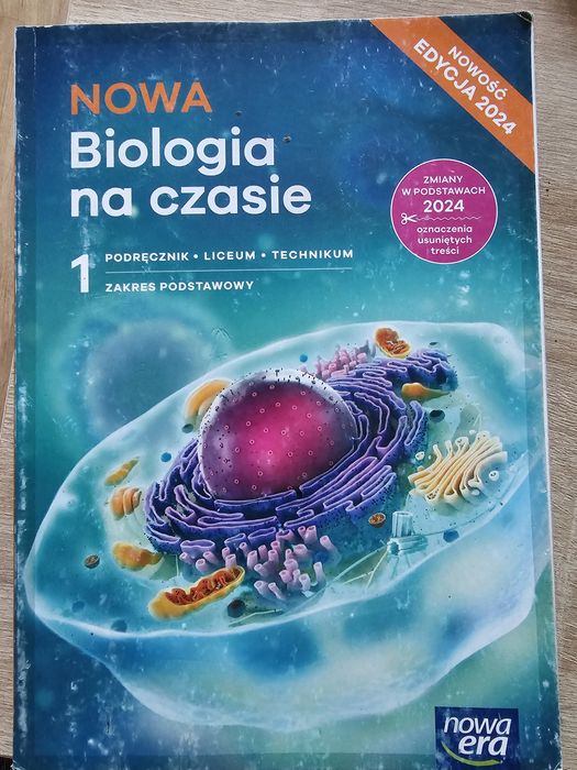 Podręcznik i karty pracy do biologii , liceum