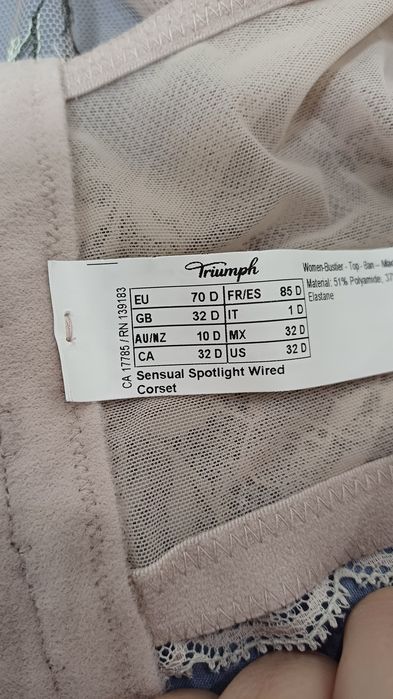 Бюстгальтер з міні корсетом