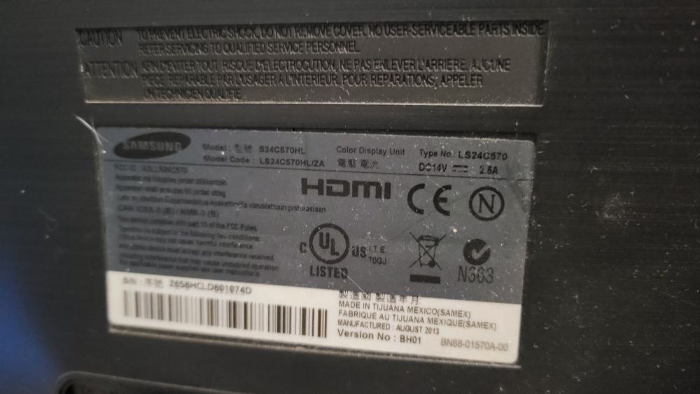 Монітор samsung s24c570hl 23.6"