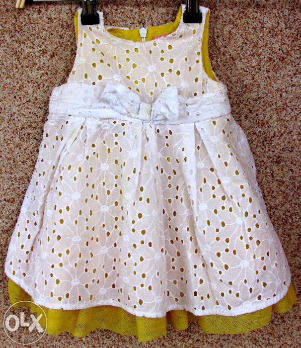 Платье нарядное на 6-9 месяцев PLACE