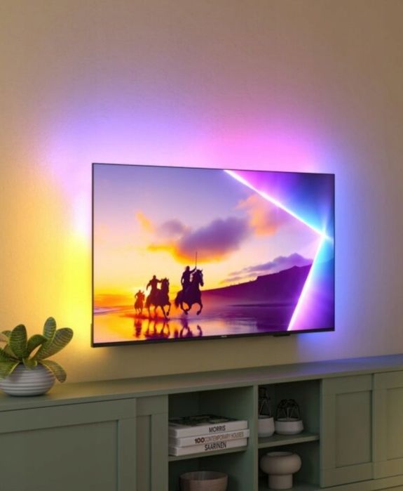 Tv 55cali philips ambilight prawie Nowy na gwarancji