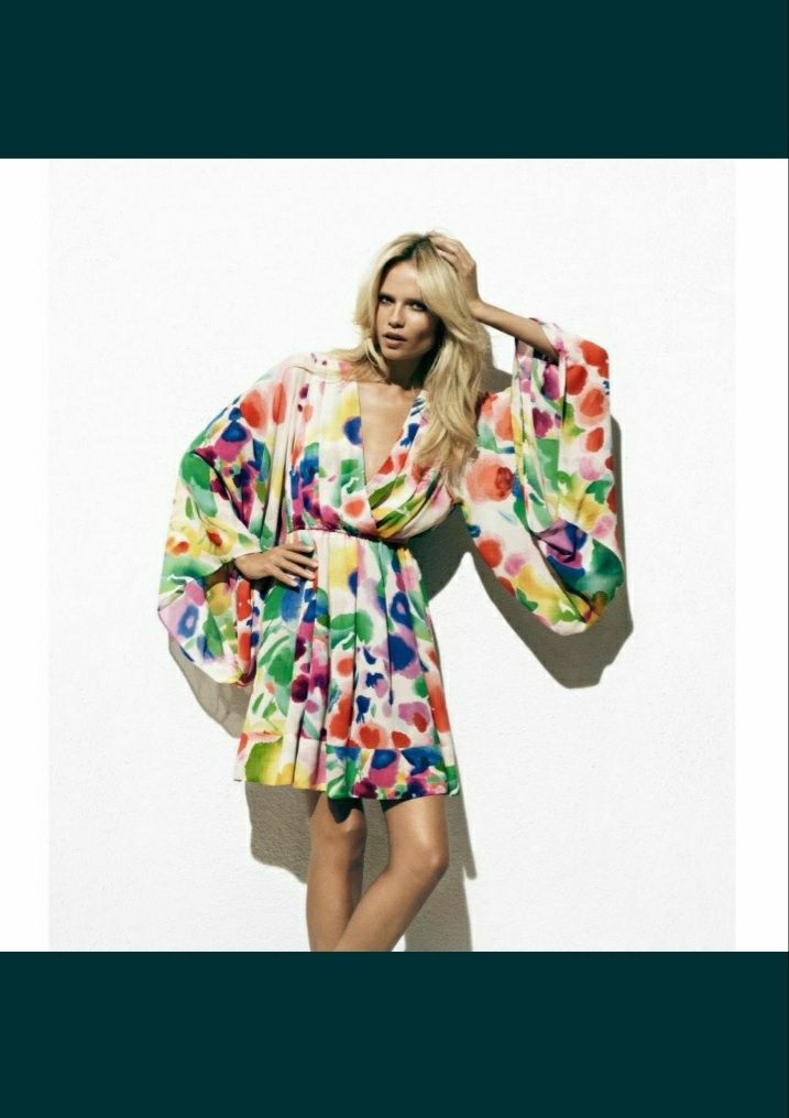 HIT Sukienka H M z kolekcji Garden Collection roz. 38 zwiewne r kawy Warszawa Mokotow OLX.pl