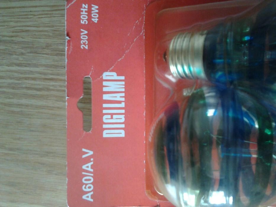 Lâmpadas E27 coloridas Novas