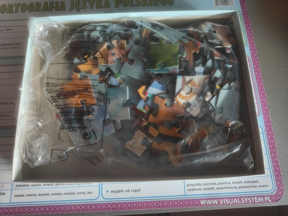Klocki Ele Fun oraz puzzle 112 elementów