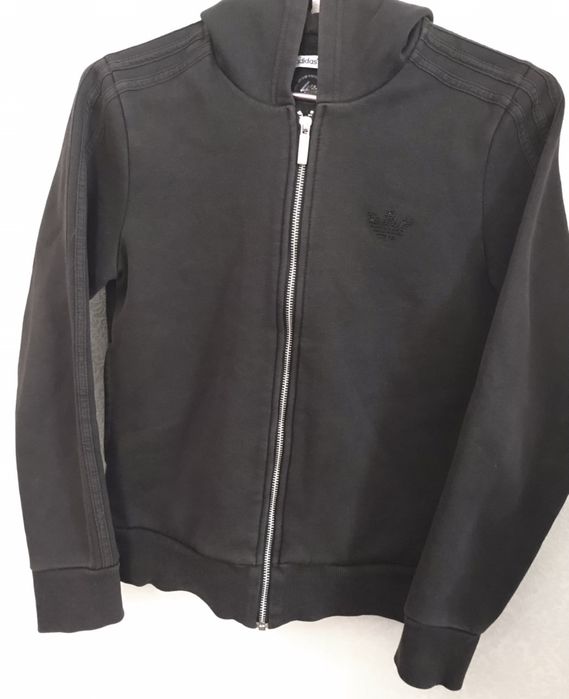 adidas Originals Rhinestone Trefoil Full-Zip Hoodie