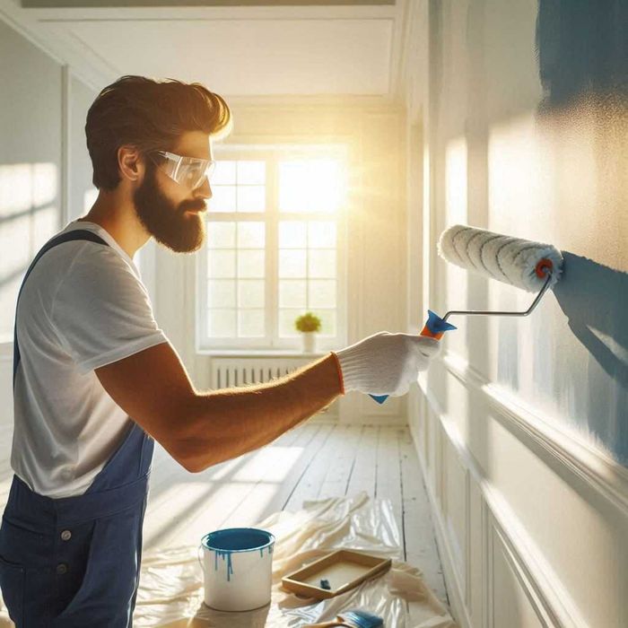 Malowanie wnętrz, układanie paneli podłogowych