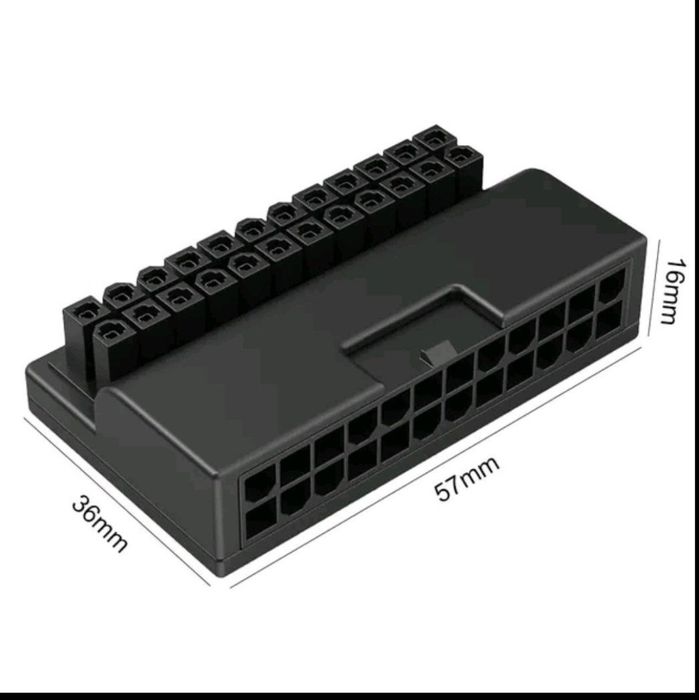 Adapter kątowy ATX 24P 90°