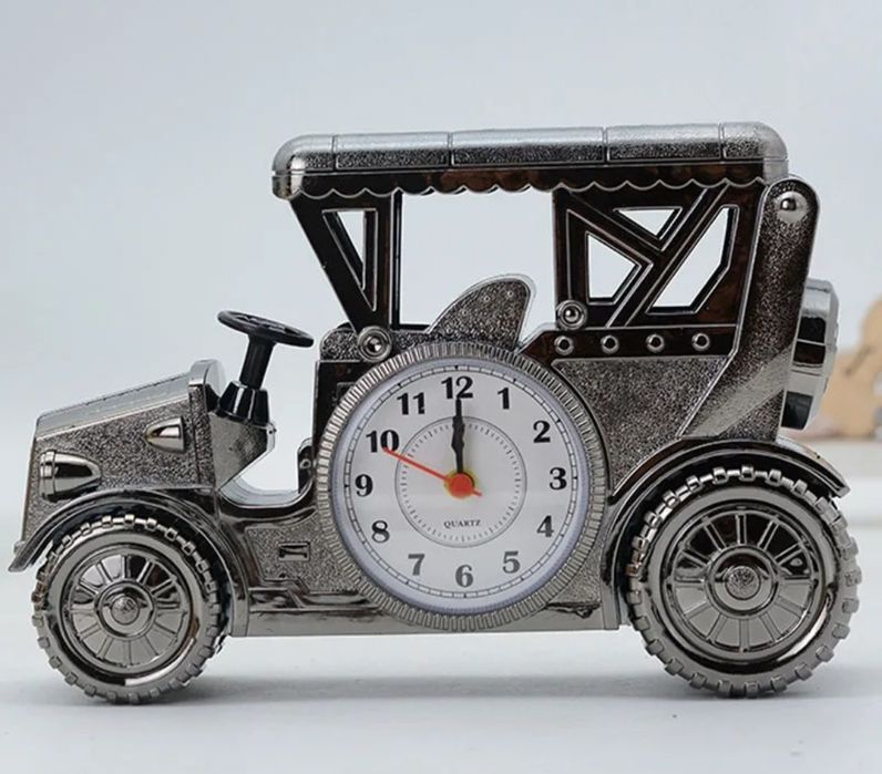 Zegar z budzikiem RETRO CAR