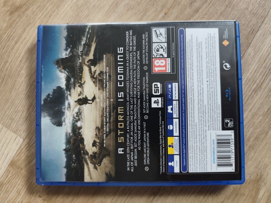 Ghost of tsushima director's cut gra na PS3/ps5
