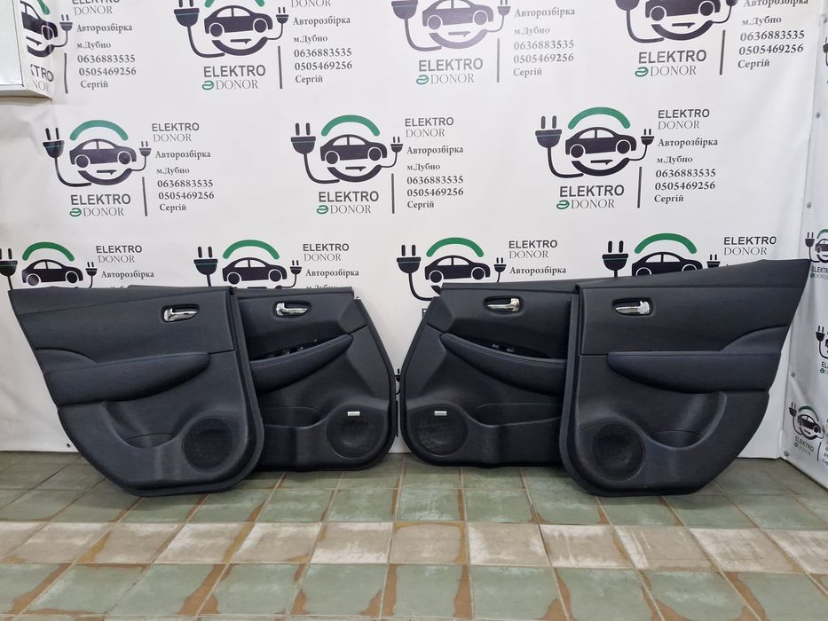 Салон шкіряний сидіння кожа карти дверей Nissan Leaf Ніссан Ліф 18-24