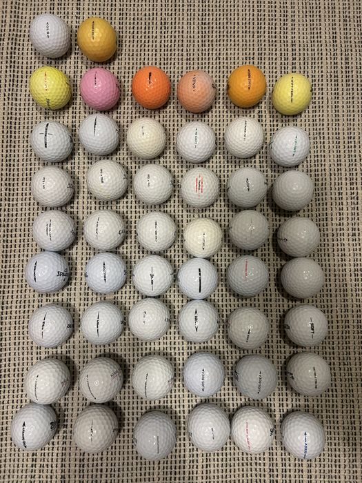 50 Bolas de Golfe Usadas – Várias Marcas e Modelos