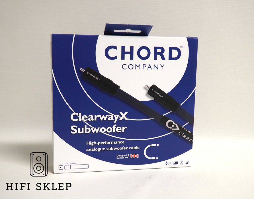 Chord  Clearway X - Kabel subwooferowy - 5 m/najnowsza wersja !!!
