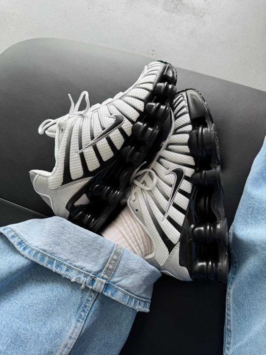 !SALE! Nike Shox TL Black/White 36 37 38 39 40 41 42 43 44 45 найк шокс тл