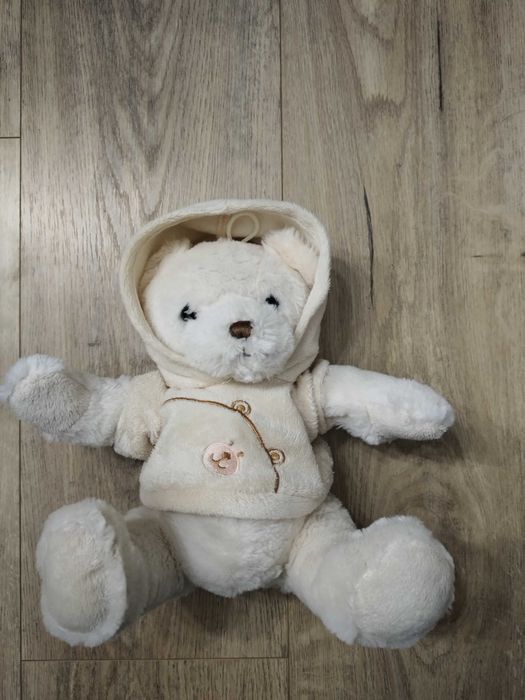 Pluszowy miś z kapturem