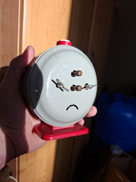 Unikat Stary budzik zsrr JANTAR Dzięcioł 1968 rok USSR prl Sprawny