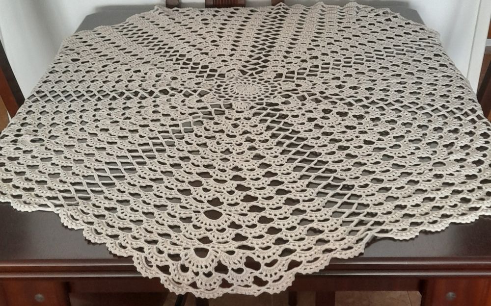 Toalha de crochê