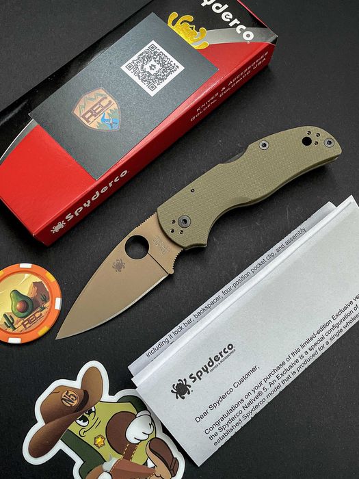 Spyderco Native 5 REC Avocado Exclusive