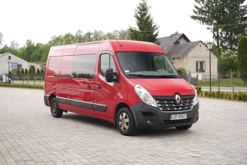 Renault Master 2.3 brygadówka 7 osób pneumatyczny fotel