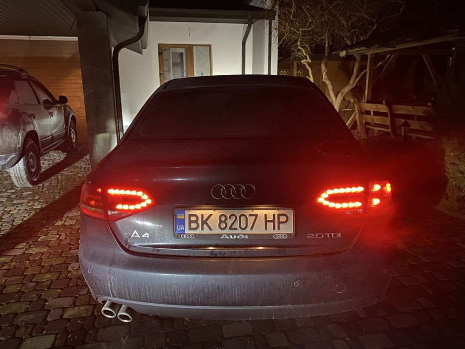 Фонарь стоп Audi A4 B8 LED