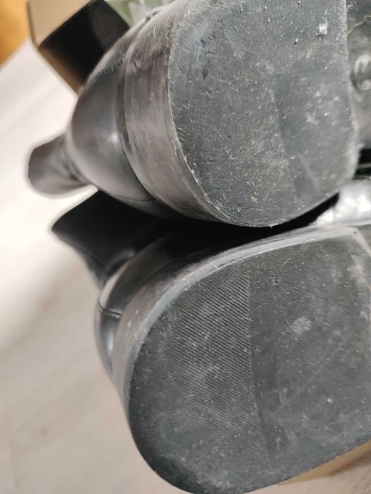 Sztyblety półbuty kozaki męskie botki skóra  Okazja Tanio r.45-46