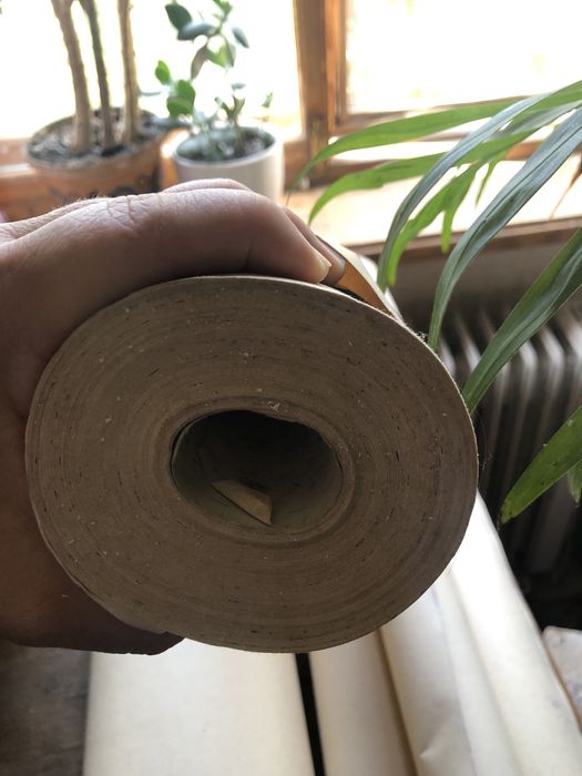 Бумажные обои времен советского союза в стиле прованс