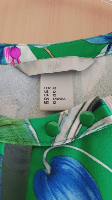 Kolorowa sukienka H&M 42