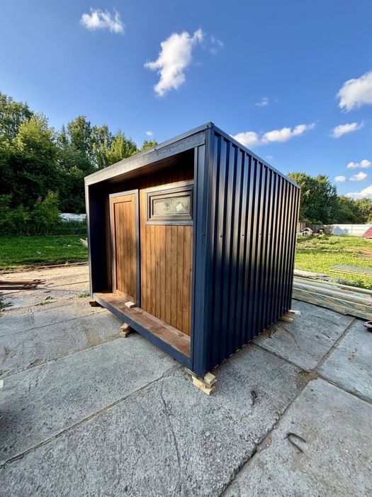 Модульные хозблоки, техпомещения, террасы, бани, садовая мебель