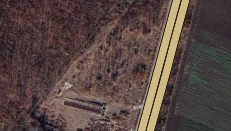 1,6 га + 763м2 приміщення фасад траси