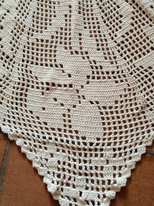 Toalha de crochet