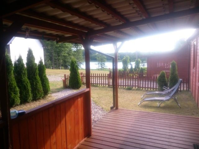 Domek 6 os. widok na jezioro, sauna, jacuzzi