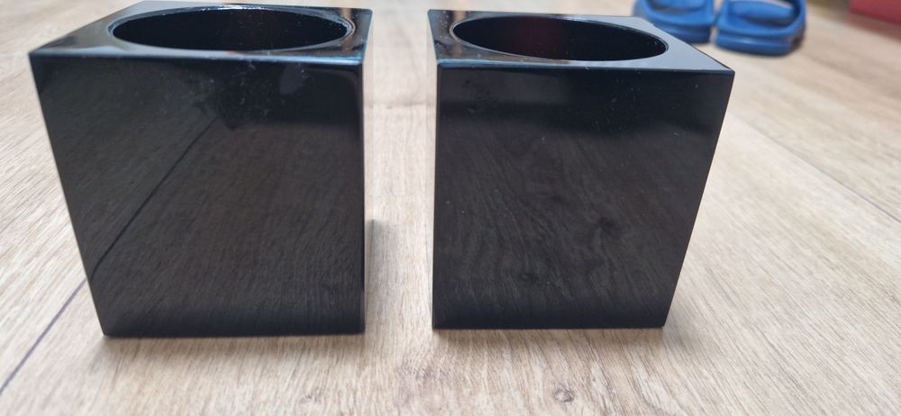 Fabbian klosze czarne Cubetto 2szt