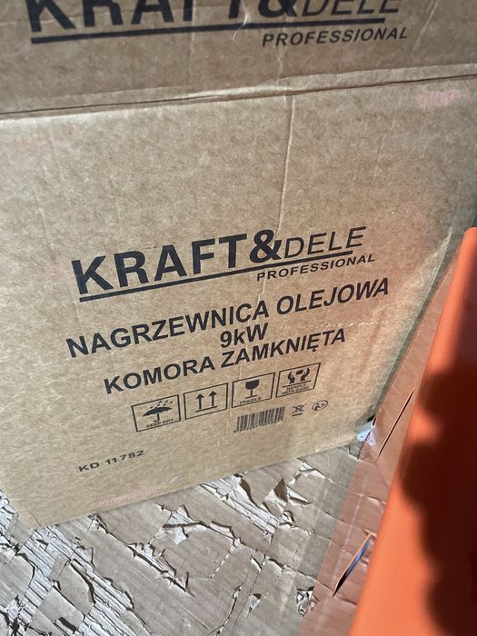 Дизельний обігрівач / теплова гармата Kraft&Dele (автономка) 9kW