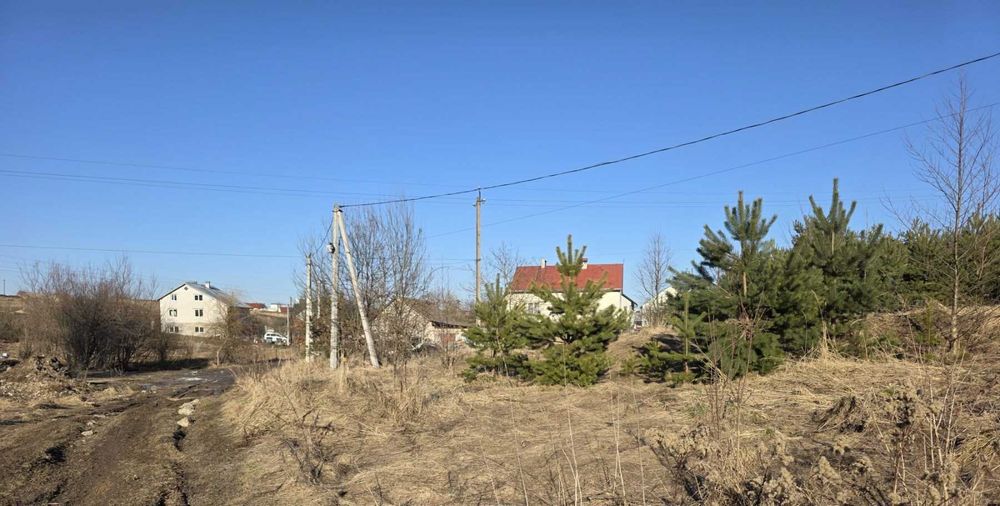 Ділянка с. Давидів під будівництво біля лісу 20 соток