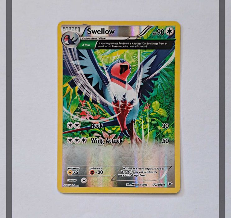 Swellow 72/108 ROS Pokemon ENG-NM