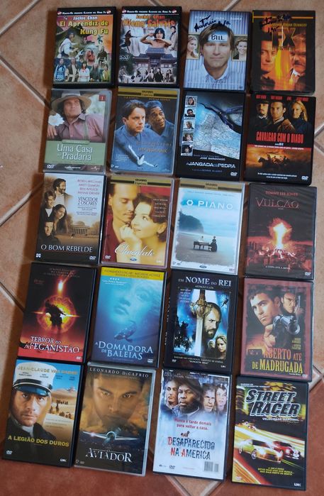 Diversos filmes em DVD