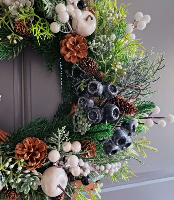 Wianek świąteczny zimowy nr 14