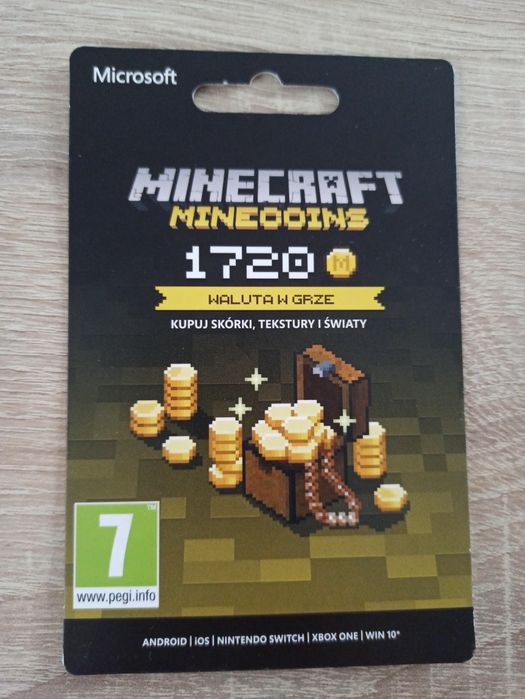 Minecoins do Minecraft