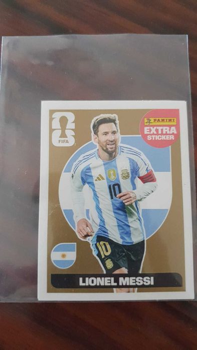 Extra Sticker FIFA World Cup 2026 - Lionel Messi Gold