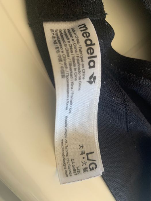 Soutian amamentação MEDELA - L - preto