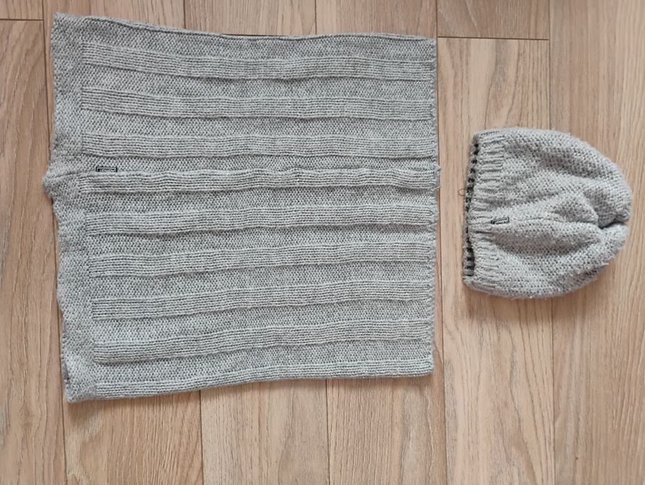 Czapka + szalik ze sową