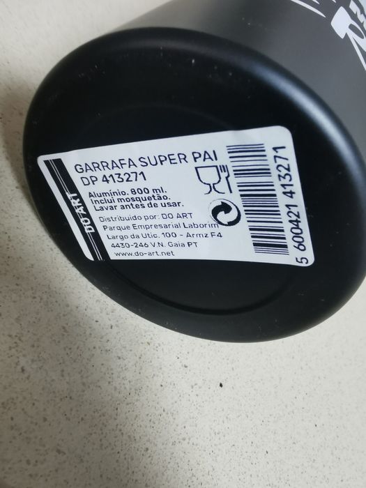 Garrafa metálica dia do pai