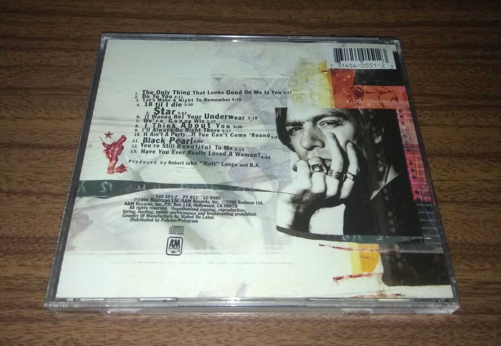 CD Bryan Adams - 18 'til I Die