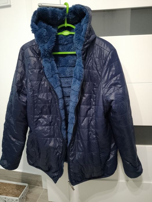 Kurtka dwustronna damska ocieplana misiek