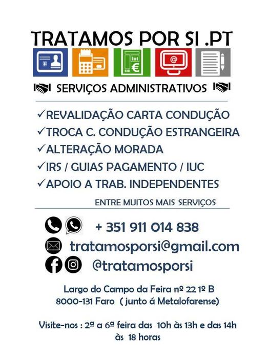 Serviços Administrativos em Faro